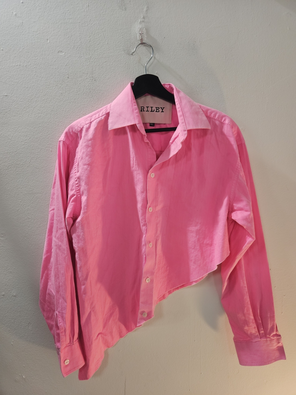 Riley Asymmetrical Button-Up Shirt